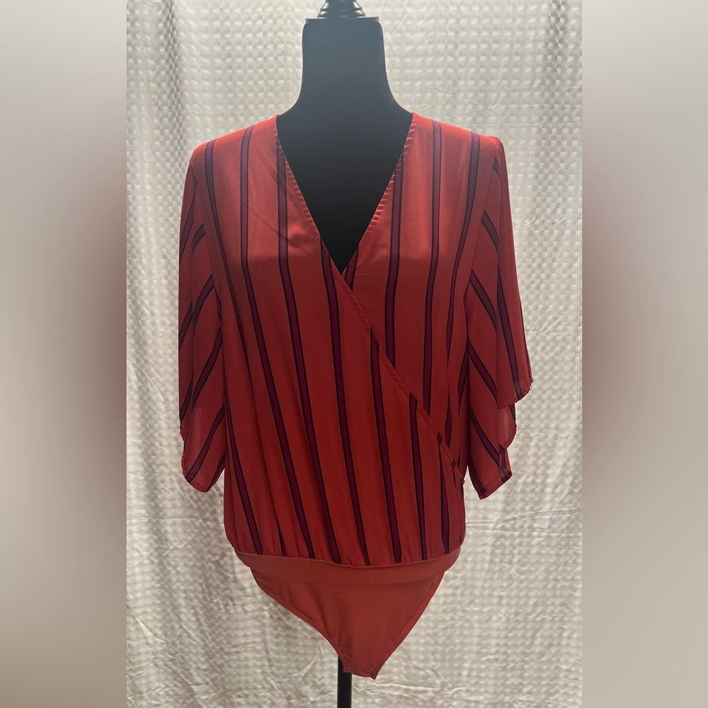 Express Striped Bodysuit